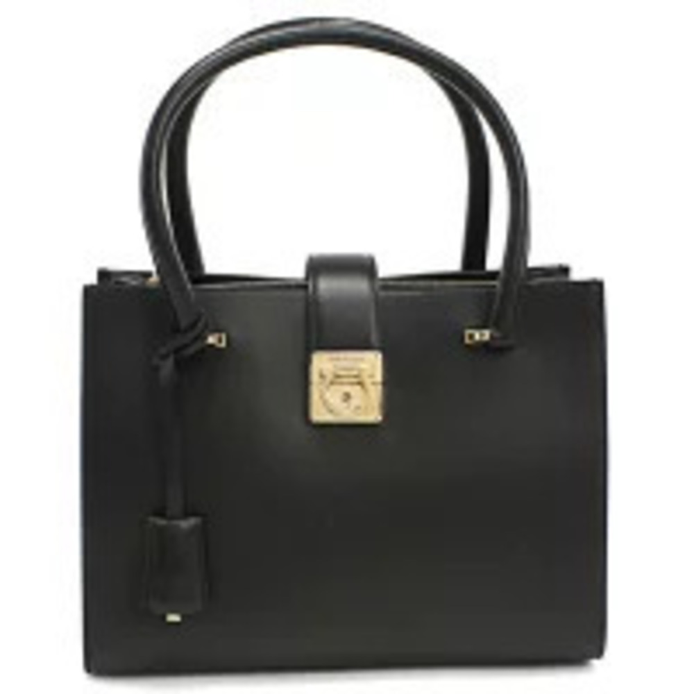 Salvatore Ferragamo Tote Bag Gancini Black Handbag